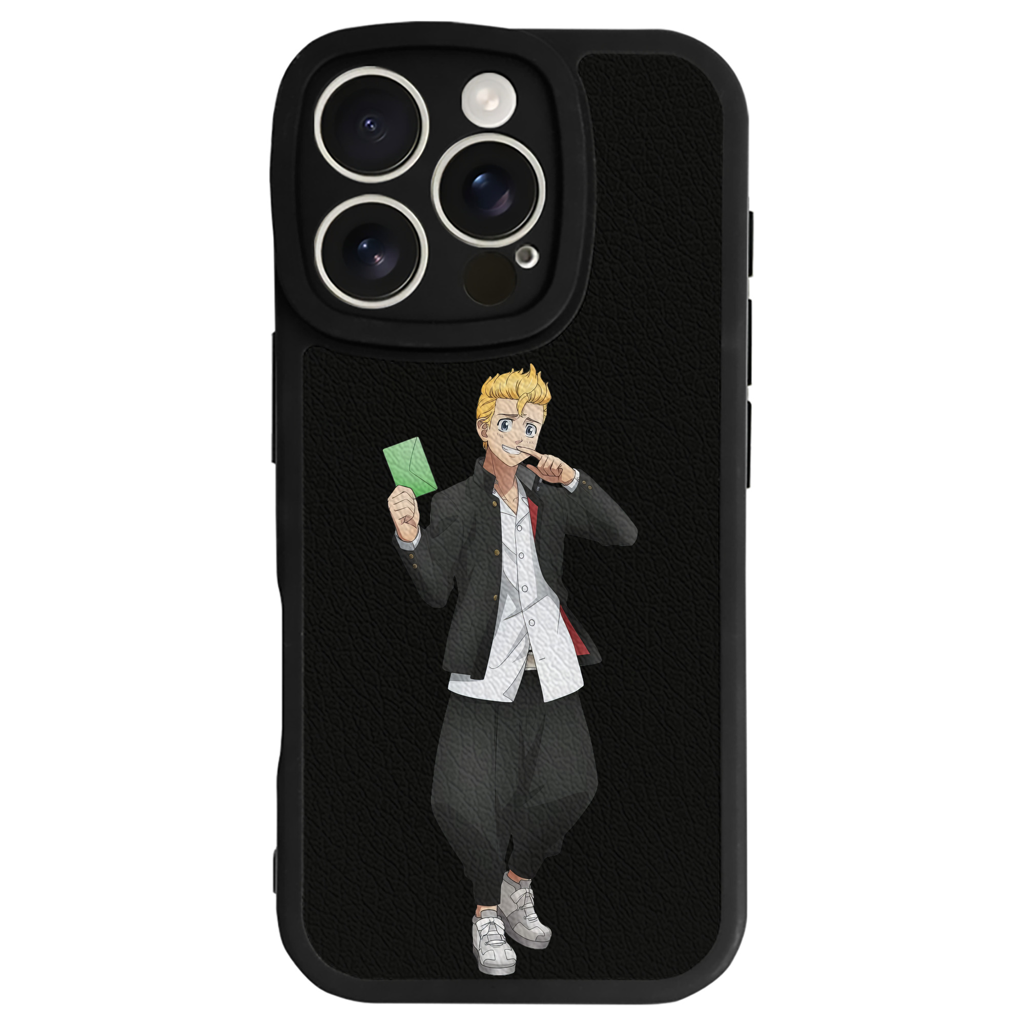 （画像用） 東京リベンジャーズ Tokyo Revengers 【iPhone 16シリーズ対応】シリコンスマホケース（レザー調） 材質：シリコン